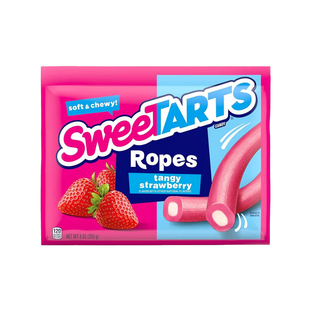 Sweetarts Chewy Ropes Tangy Strawberry Share Size - 99g