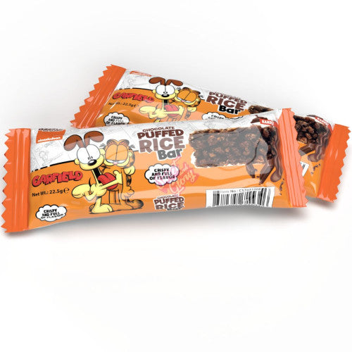 Nickelodeon Garfield Puffed Rice Bar Chocolate - 22.5g - Greens Essentials