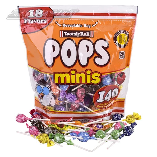 Tootsie Pops Miniatures - 734g