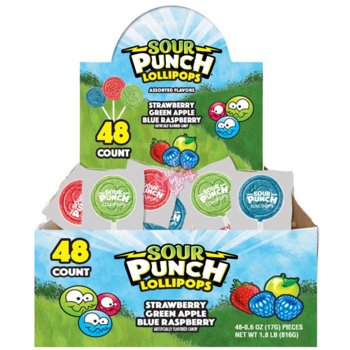 Sour Punch Lollipops - 17g