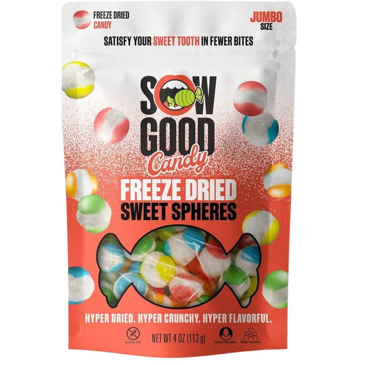 Sow Good Freeze Dried Sweet Spheres - 113g