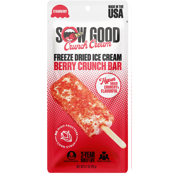 Sow Good Freeze Dried Berry Crunch Bar - 20g