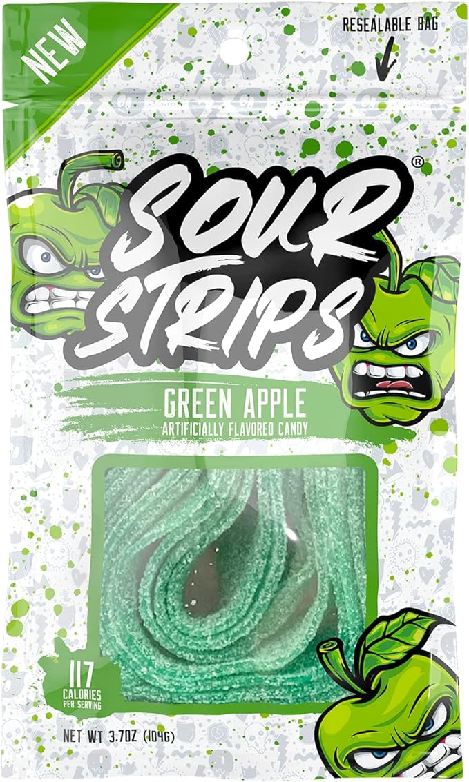 Sour Strips Green Apple - 96g