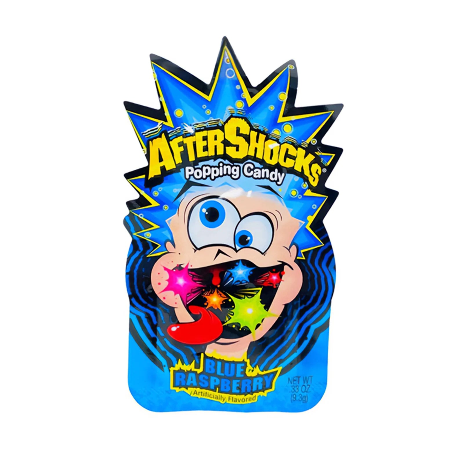 Aftershocks Blue Raspberry Popping Candy - 9.3g - Greens Essentials