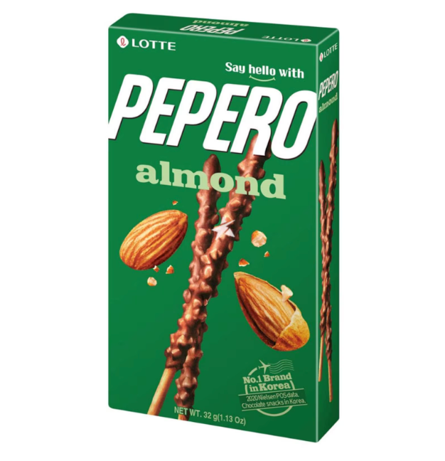 Lotte Pepero Almond Chocolate Snack - 32g