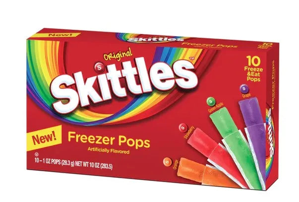 Skittles Freezer Pop - 28g - Pack of 10 - Greens Essentials