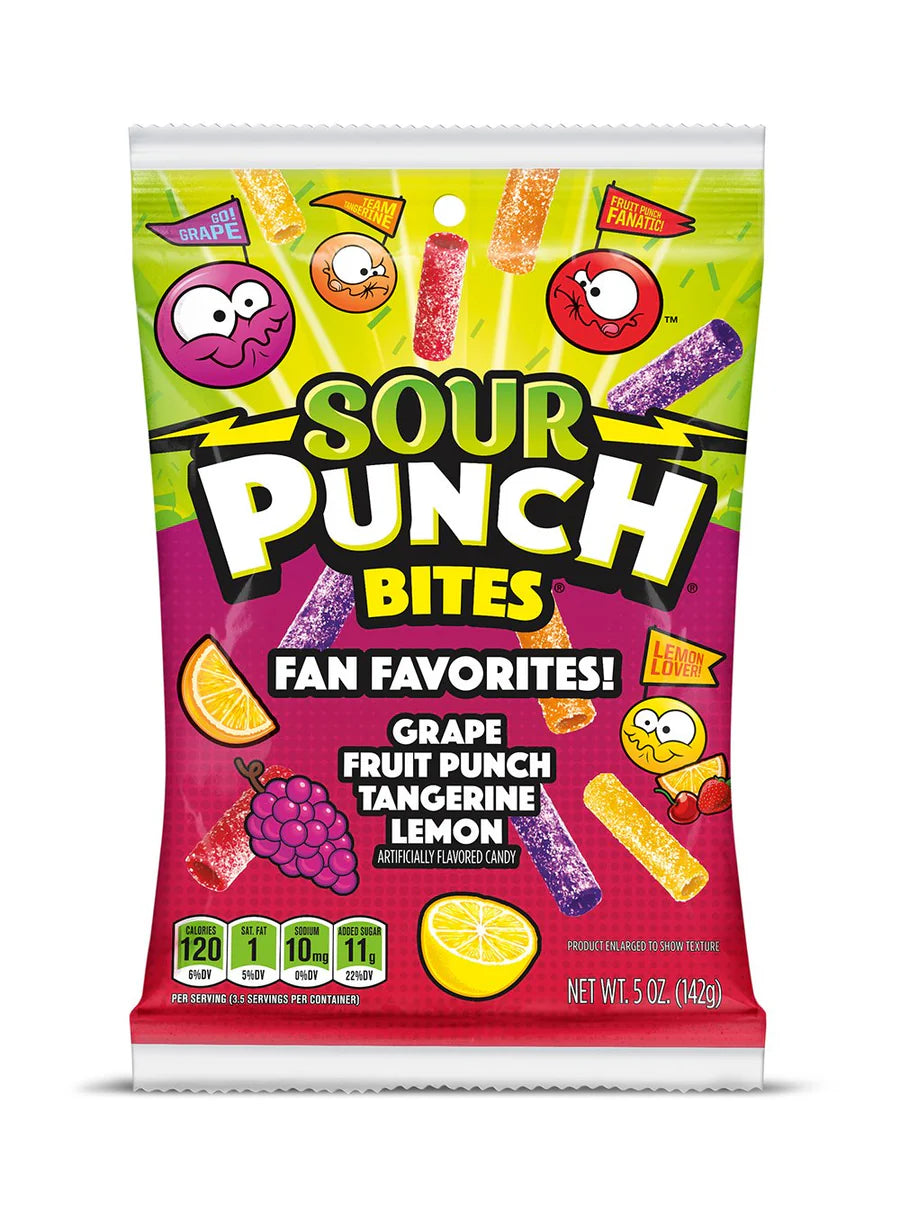 Sour Punch Bites Fan Favorites - 142g
