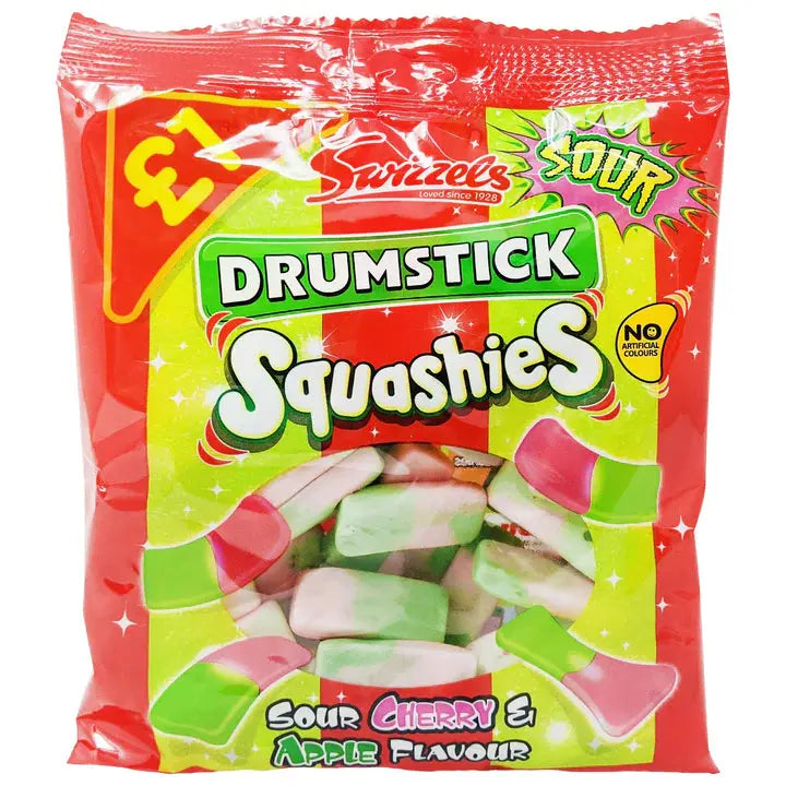 Swizzels Drumstick Squashies Sour Cherry & Apple - 131g - Greens Essentials