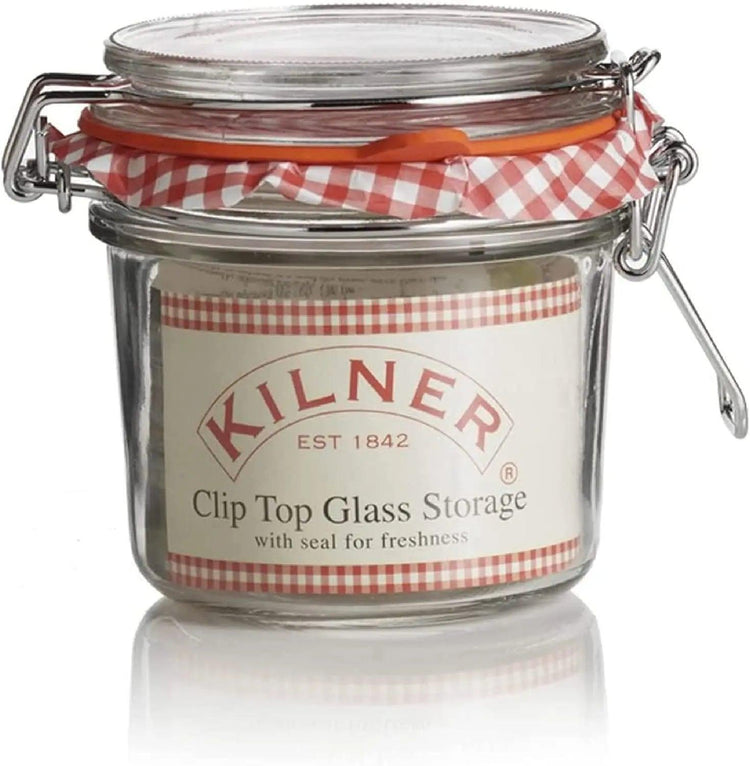 Kilner Round Cliptop Jar - 0.35 Litre - Greens Essentials