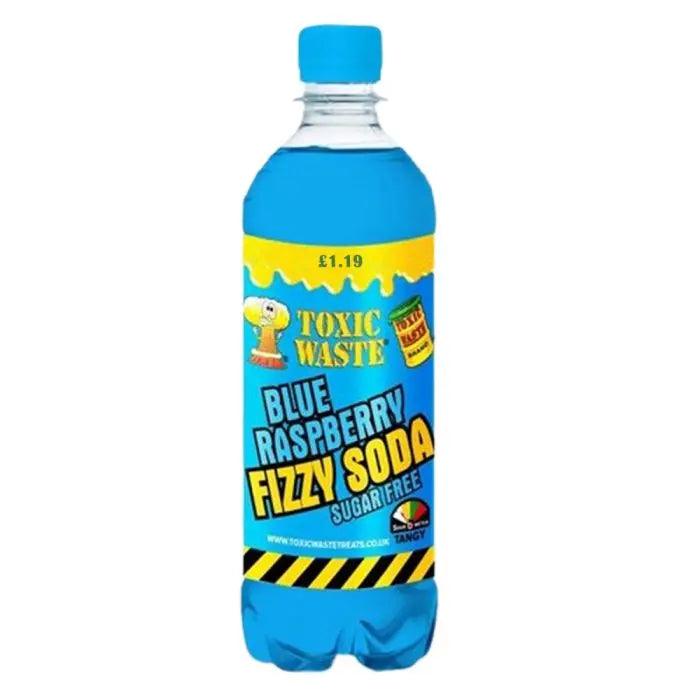 Toxic Waste Fizzy Soda Blue Raspberry - 500ml - Greens Essentials