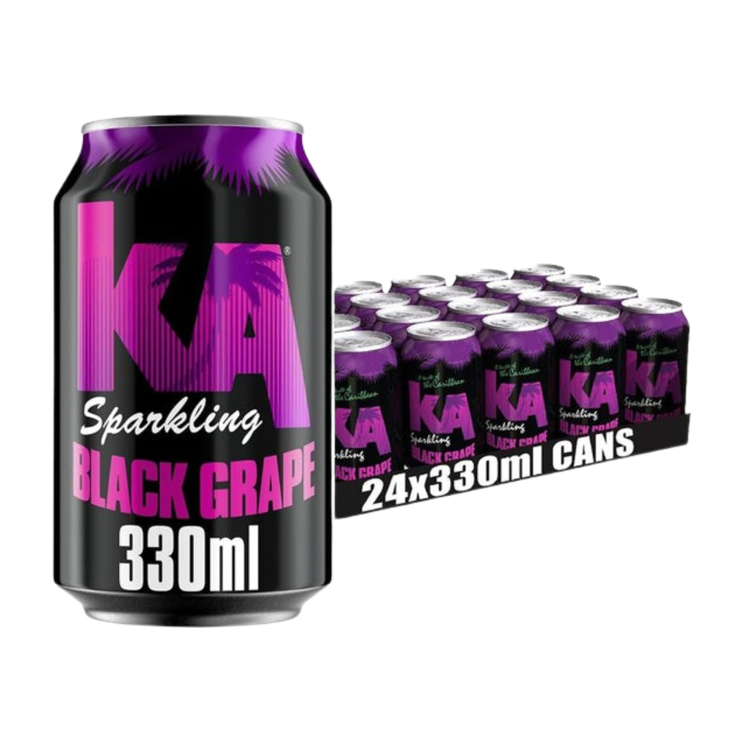KA Sparkling Black Grape - 330ml Case of 24