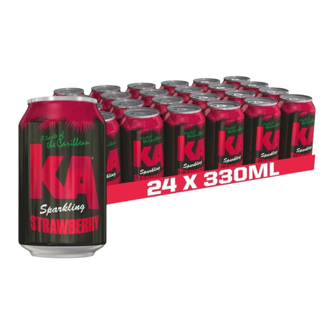 KA Sparkling Strawberry - 330ml Case of 24