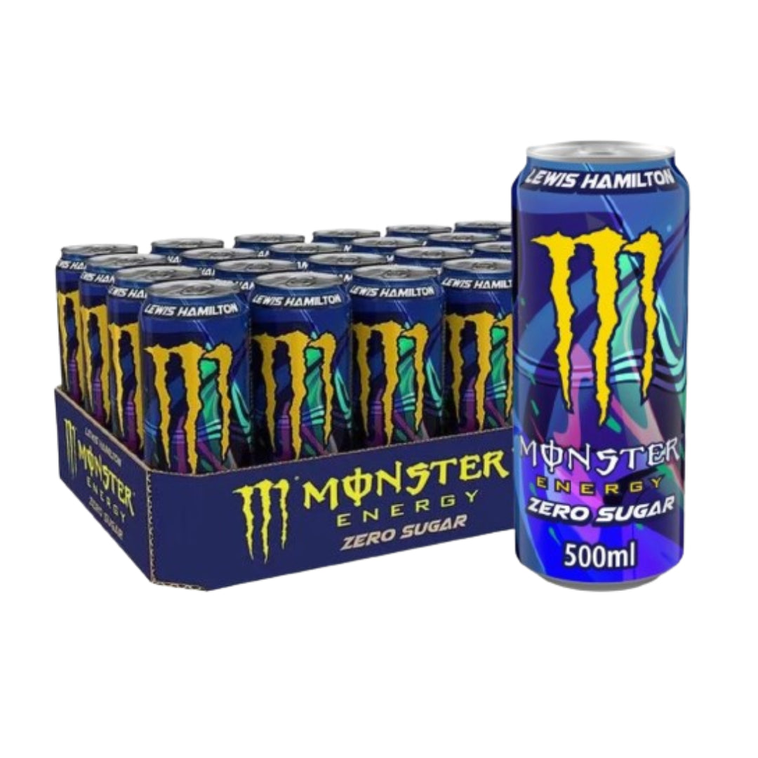 Monster 4 Pack Energy Drink Lewis Hamilton 500ml (6 x 4 Pack)