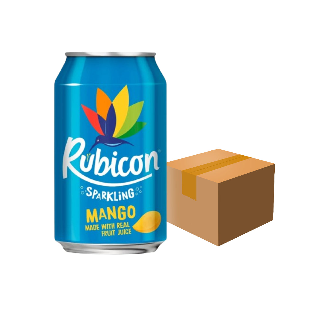 Rubicon Sparkling Mango Juice Drink - 330ml Case of 24