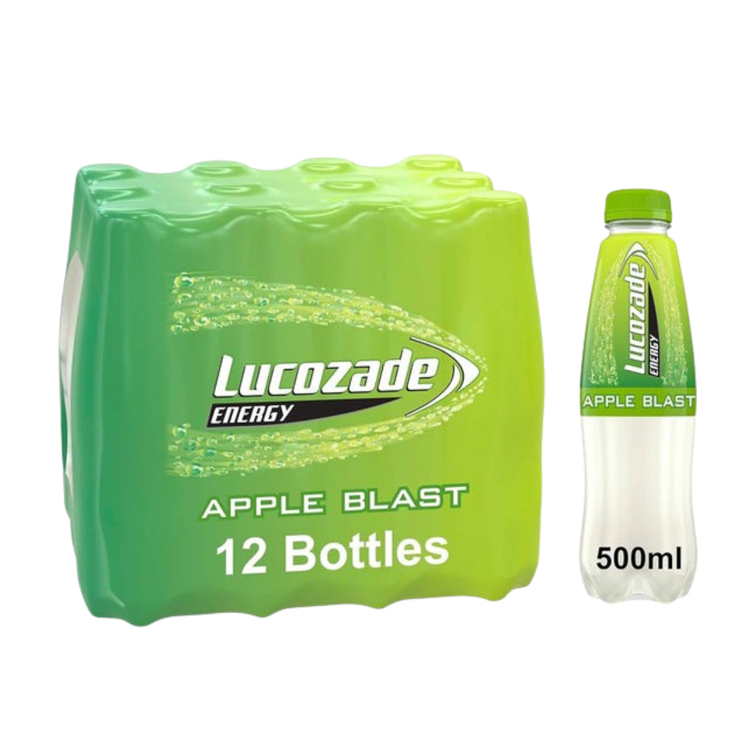 Lucozade Energy Apple Blast - 500ml Case of 12