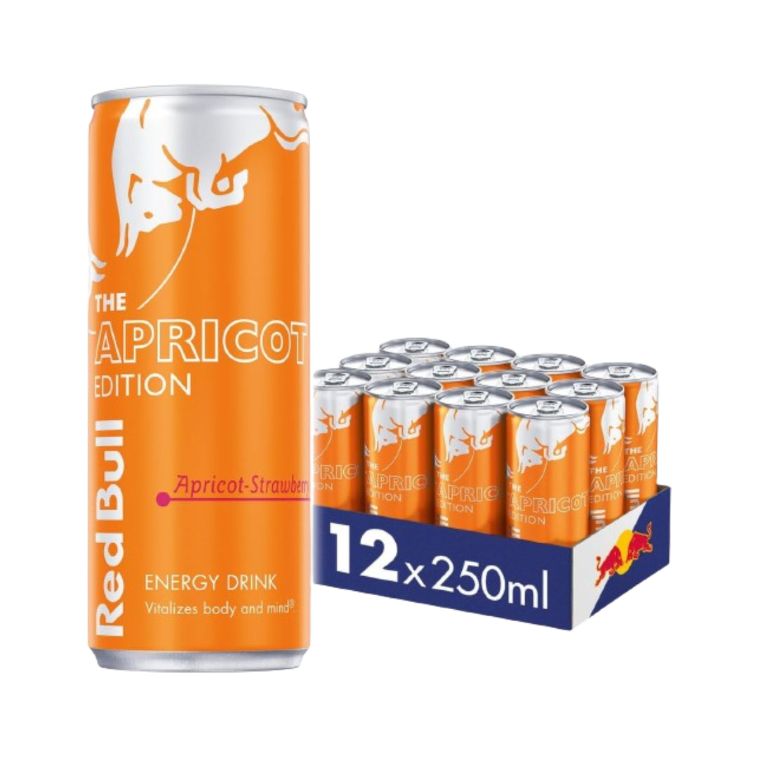 Red Bull Energy Drink Apricot Edition - 250ml - Case of 12