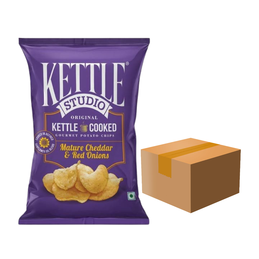 Kettle Mature Cheddar & Red Onion - 56g - Pack of 12