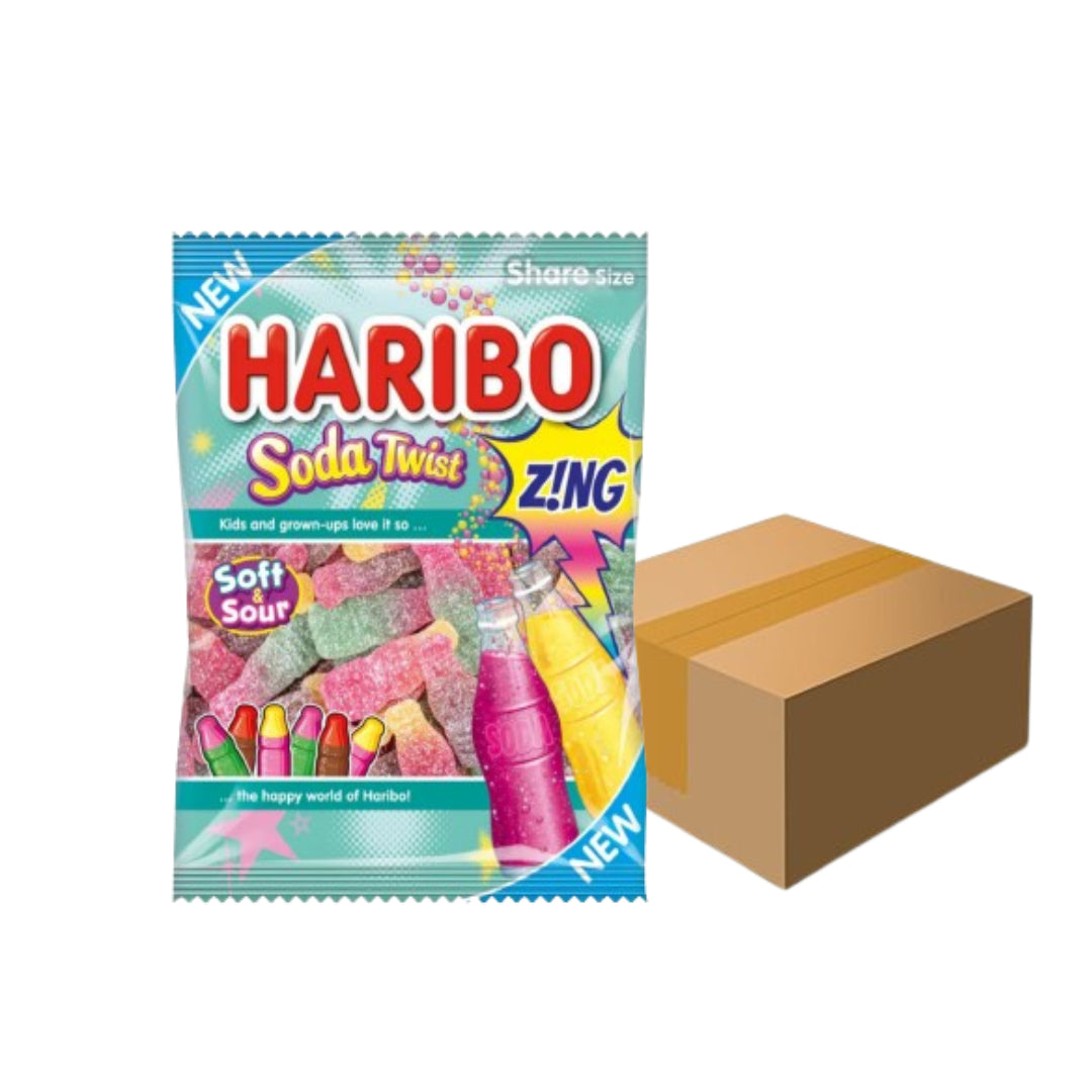Haribo Soda Twist Zing - 160g - Pack of 12