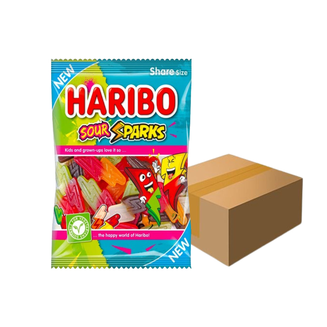 Haribo Sour Sparks - 160g - Pack of 12