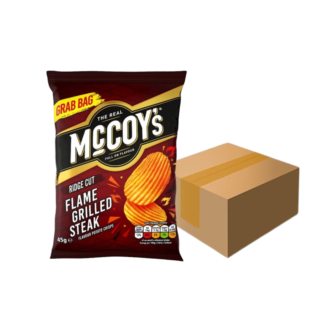 McCOY's Flame Grilled Steak - 45g - Pack of 26