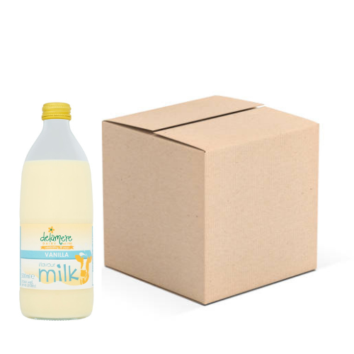 Delamere Vannila Flavoured Milk 500ml - Pack of 12