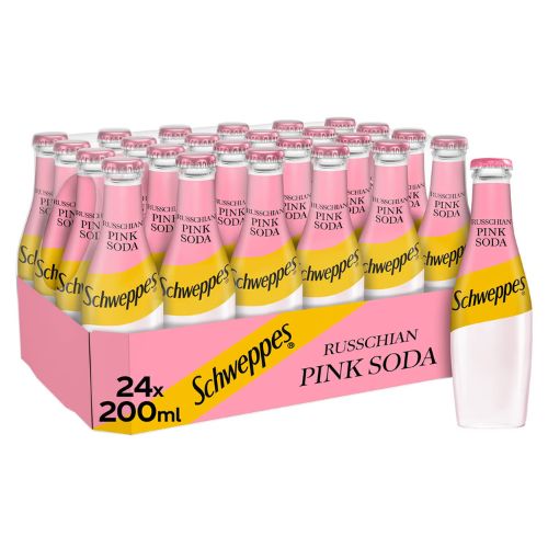 Schweppes Pink Soda - 200ml - Case of 24