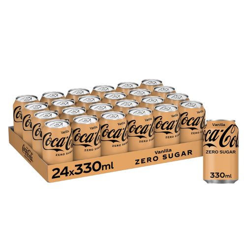Coca Cola Zero Sugar Vanilla - 330ml - Case of 24
