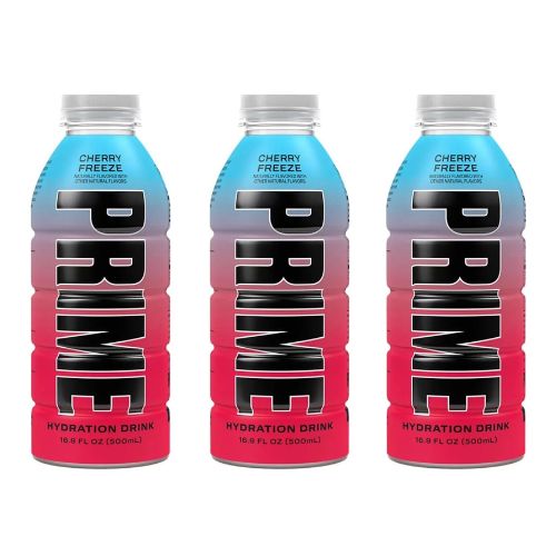 Prime Hydration Cherry Freeze - 500ml Triple Pack