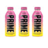 Prime Hydration Drink Strawberry Banana - 500ml - Triple Pack