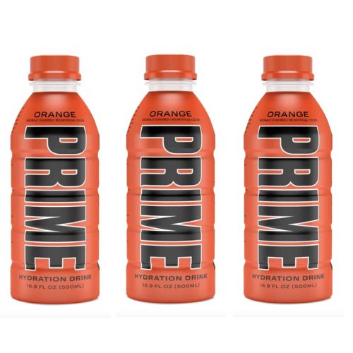 Prime Hydration Drink Orange - 500ml Triple Pack
