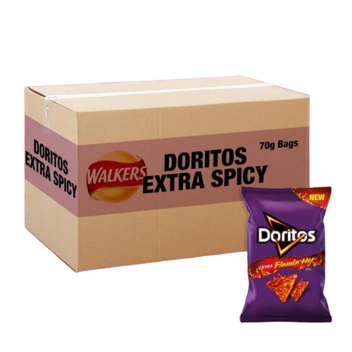 Doritos Extra Flamin Hot - 70g Pack of 15