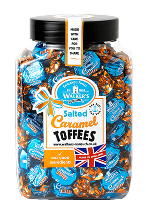 Walker's Nonsuch Salted Caramel Toffees Jar - 1.25kg