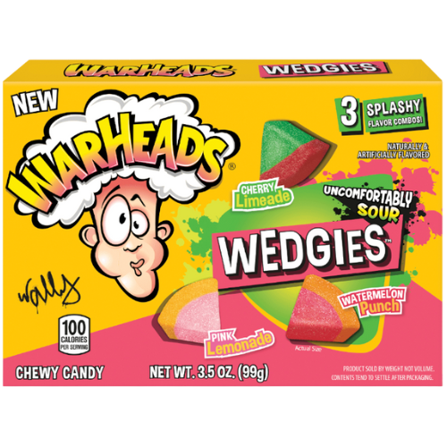 Warheads Theatre Wedgies Chewy Candy - 99g