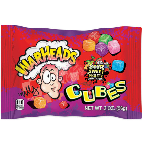 Warheads Sour Chewy Cubes - 57g