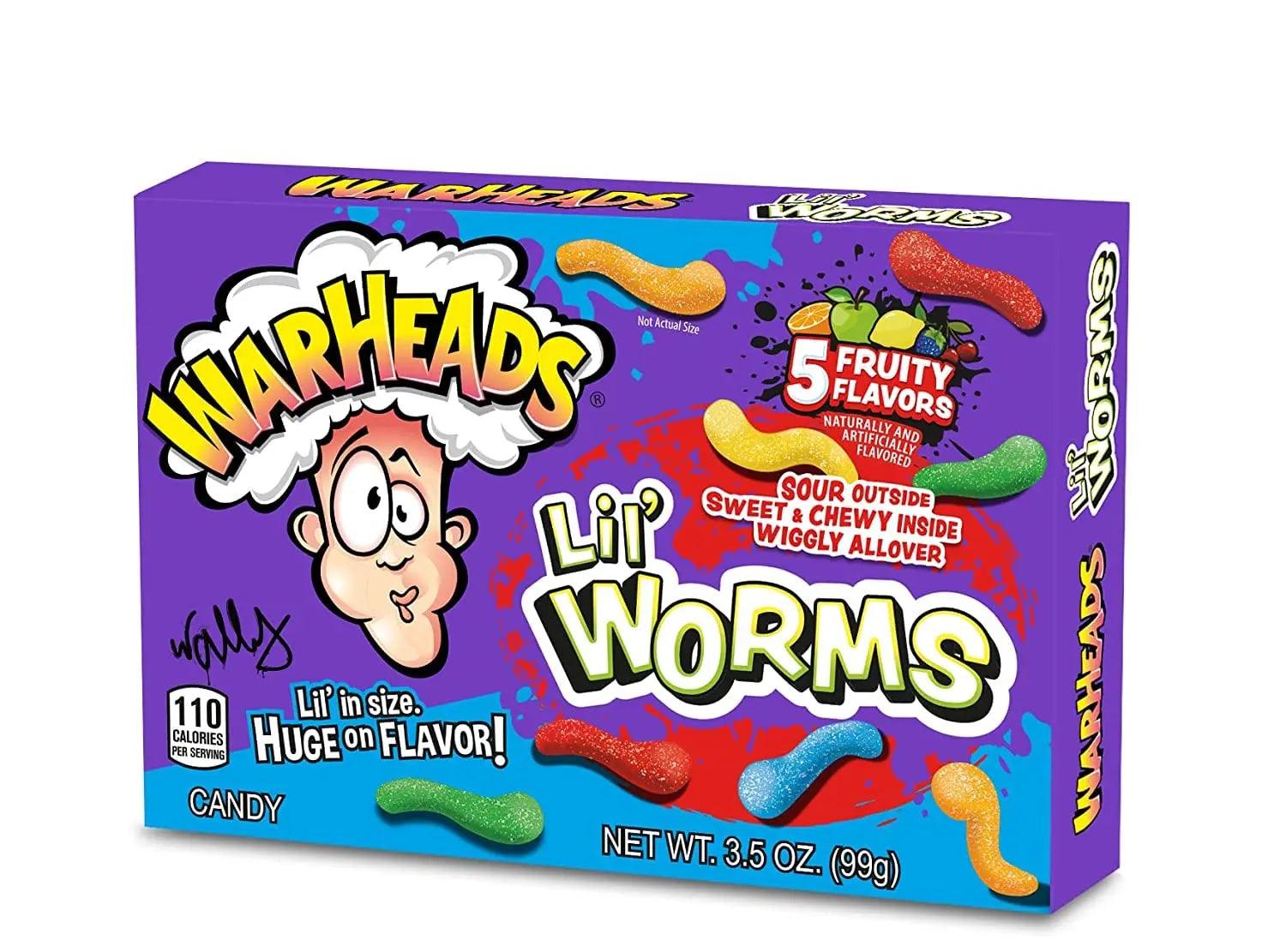 Warheads Lil' Worms Candy - 3.5oz - Greens Essentials