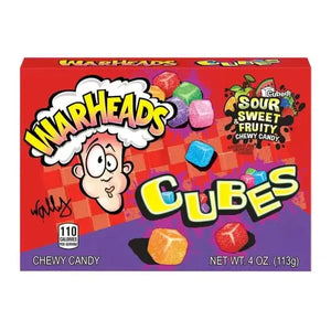 Warheads Sour Assorted Flavours Chewy Cubes - 113 g - Greens Essentials
