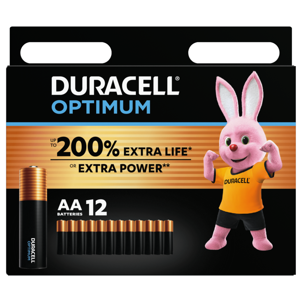 Duracell Optimum AA - pack of 12