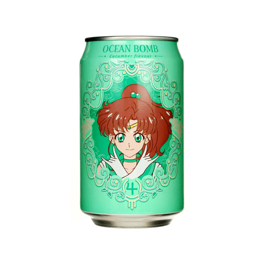 Ocean Bomb x Sailor Moon Cucumber Sparkling Water - 330ml