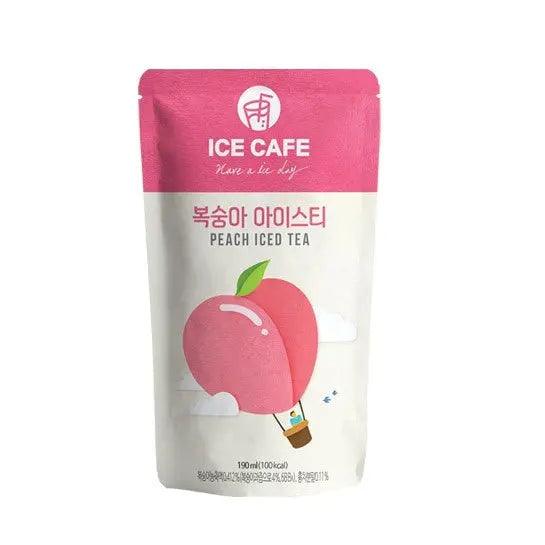 Wooshin Ice Cafe Peach Iced Tea - 190ml - Greens Essentials