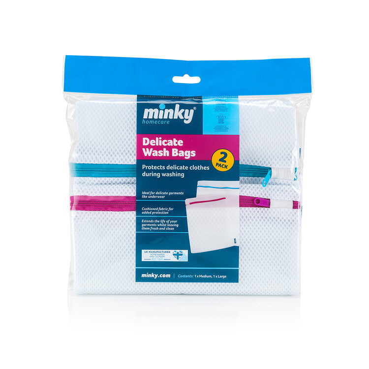 Minky Delicates Wash Bag - Pack of 2