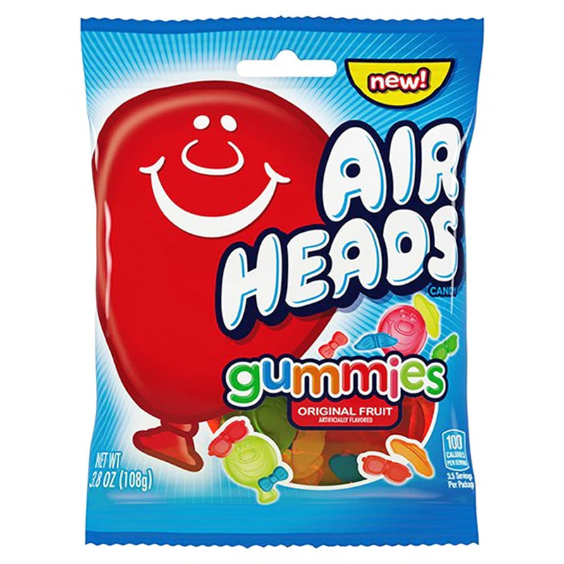 Airheads Gummies Peg Bag - 170g