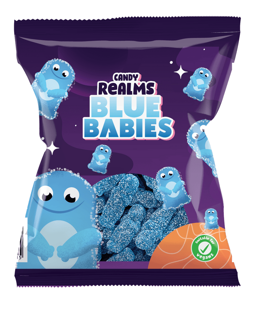 Candy Realms Jelly Blue Babies Bag - 190g