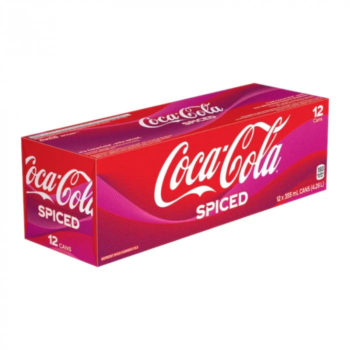 Coca Cola Raspberry Spiced - 355ml Case of 12