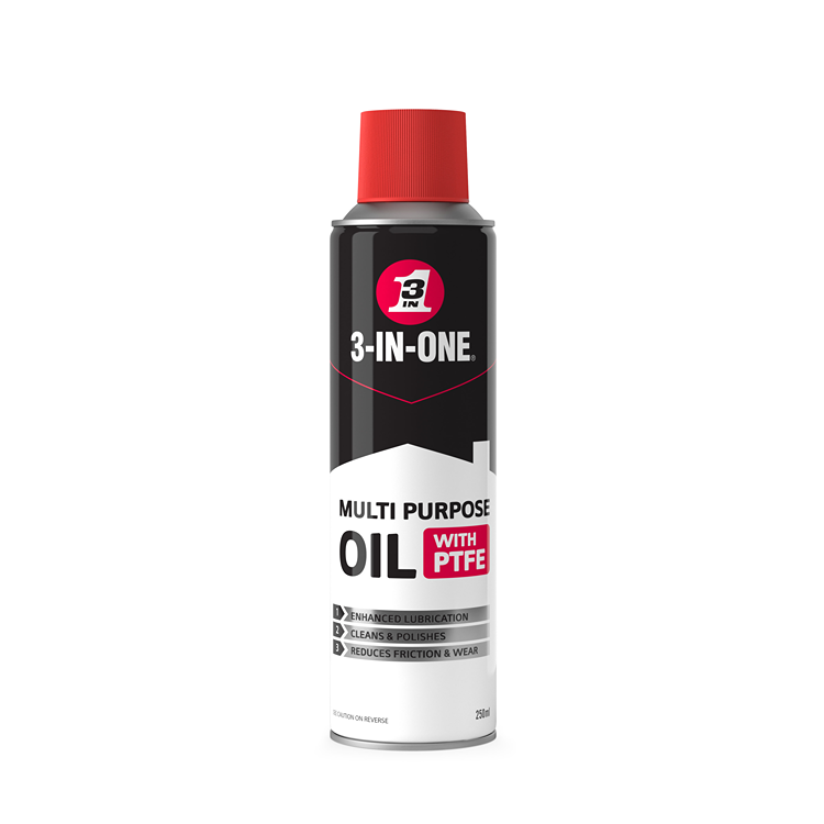 3-IN-ONE Multi-Purpose Drip Oil Spray with PTFE - 250ml