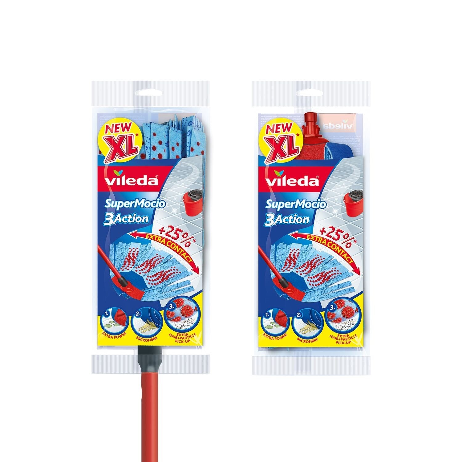 Vileda SuperMocio 3 Action Mop with free Refill