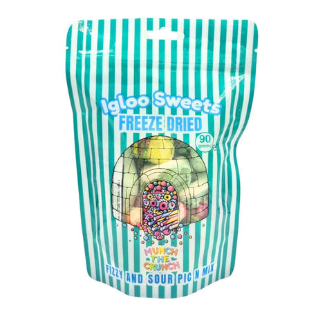 Igloo Fizzy & Sour Pic n Mix Freeze Dried Sweet Pouch - 90g