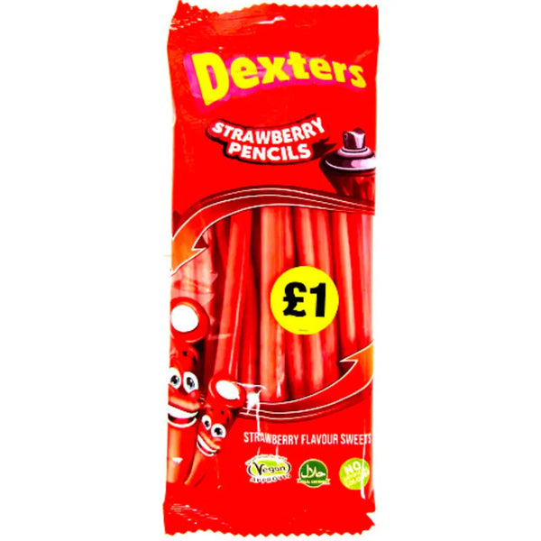 Dexters Strawberry Pencils - 160g