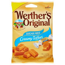 Werther's Original Sugar Free Creamy Toffees - 80g