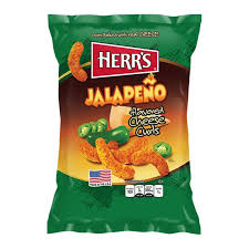 Herr's Jalapeno Cheese Curls - 170g