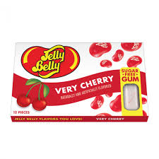 Jelly Belly Sugar Free Gum - Very Cherry - 12 Pieces